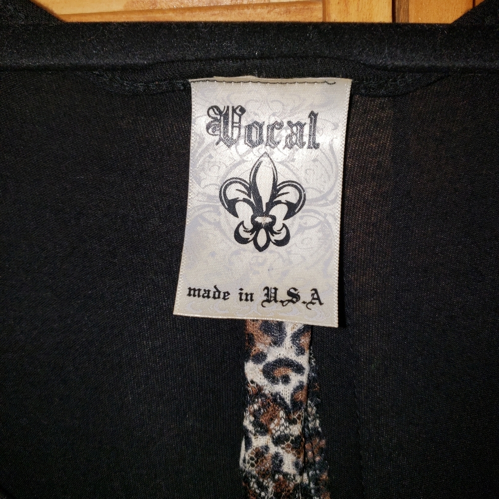 Vocal Shark bite Embellished Long Sleeve T… - Picture 5 of 9